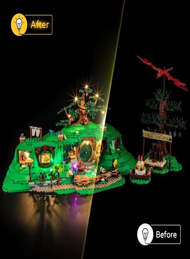 YEABRICKS LED Light for 10354 Lord of The Rings The Shire Building Blocks Model (Building Set NOT Included) - Image 4
